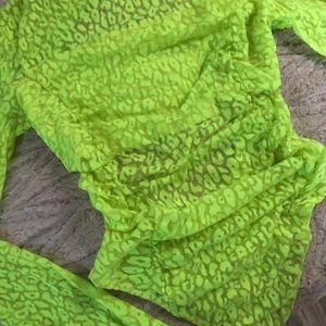 Fashion Nova Neon Bodysuit